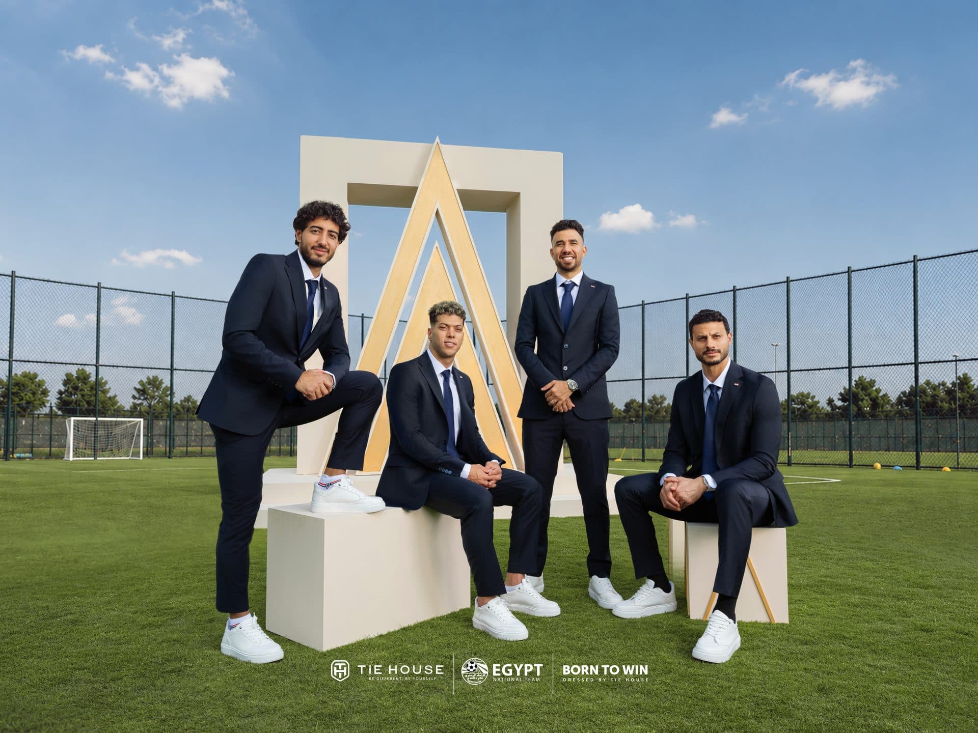 The Egypt National Team in Tie House’s “Born to Win” campaign