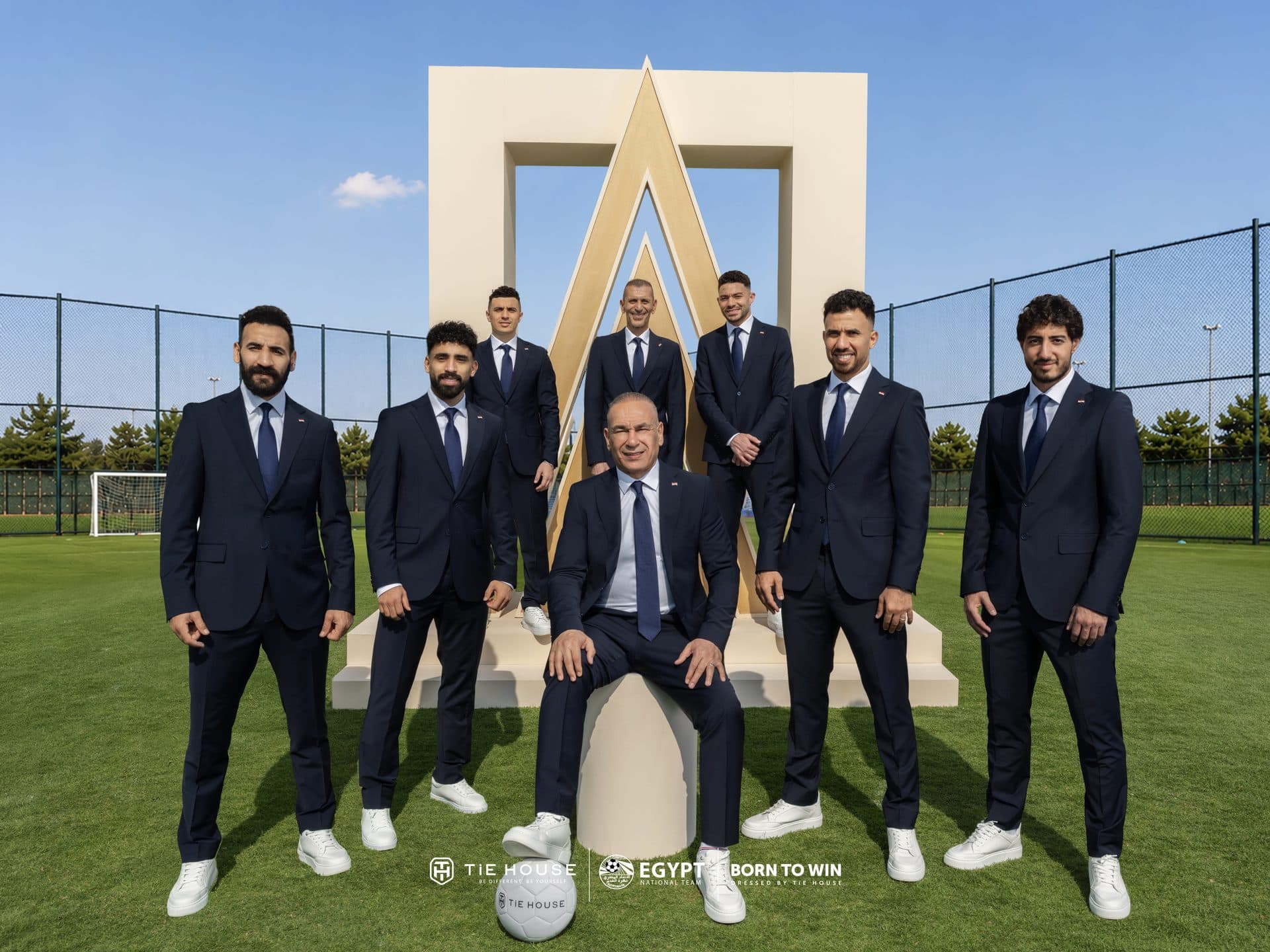 The Egypt National Team in Tie House’s “Born to Win” campaign