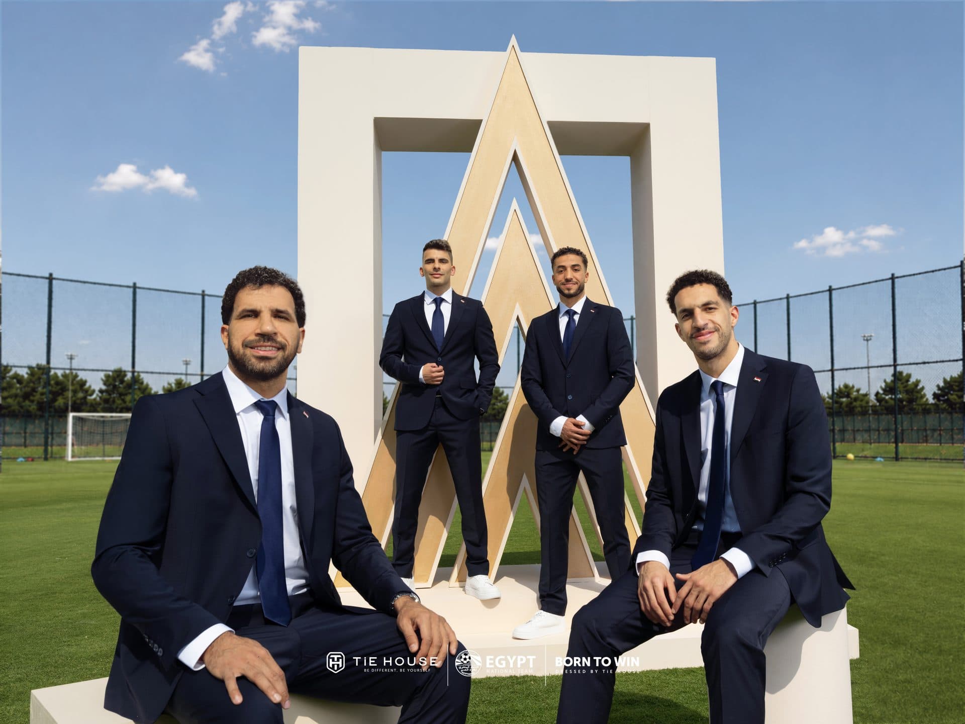 The Egypt National Team in Tie House’s “Born to Win” campaign